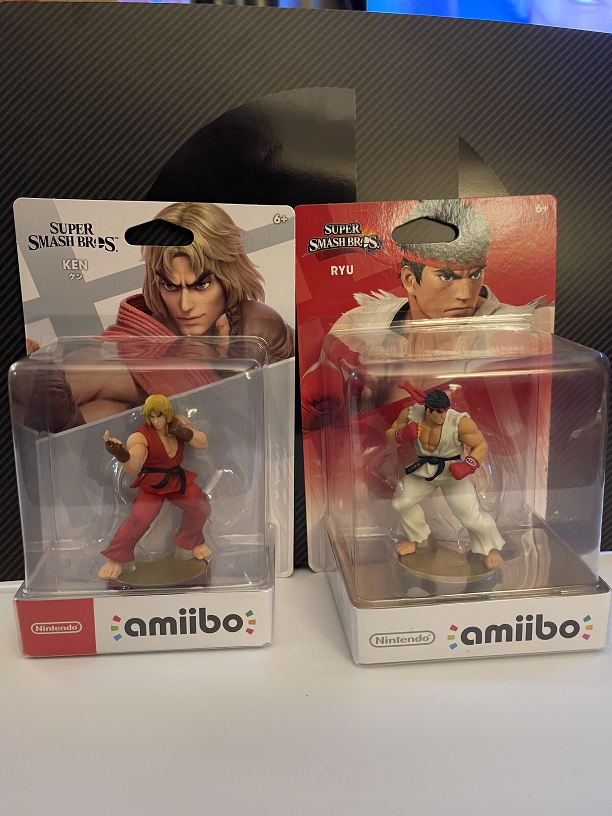 ryu and ken amiibo