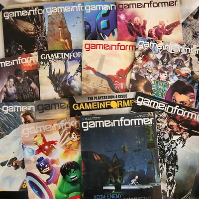 Vtg Video Game Informer Magazines By Gamestop 2011 - 2018 Games Nintendo DS Lot