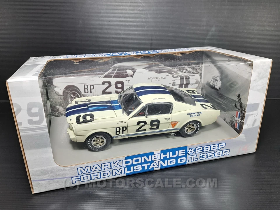1/18 Ford Mustang G.T. 350R #29BP Donohue 1965 GMP 1102 NEW GT350R - Immagine 2 di 4