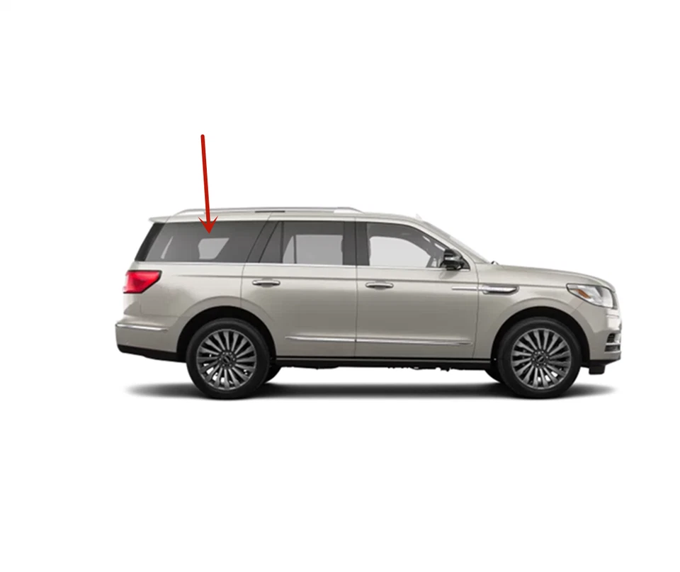 Fits 2018-2024 Lincoln Navigator 4Dr Passenger Right Quarter Glass Window SWB Foto 3 de 4