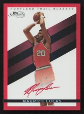 2008-09 Topps Signature Maurice Lucas Facsimile Red #/869 #TS-ML Card