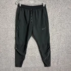 Nike Dri-Fit Men's Medium Black Swift Running Pants Hybrid Tapered