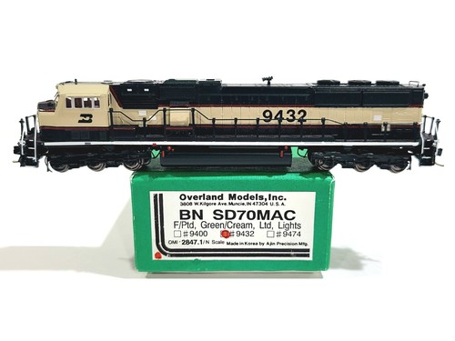 Overland OMI BN EMD SD70MAC Burlington Northern Executive #9432 N latón #2847.1 | Zustand: New: Other (See Details)