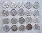 Lot of 20 ($2 FV) Roosevelt Silver Dimes 90% Junk Silver Fractional Silver