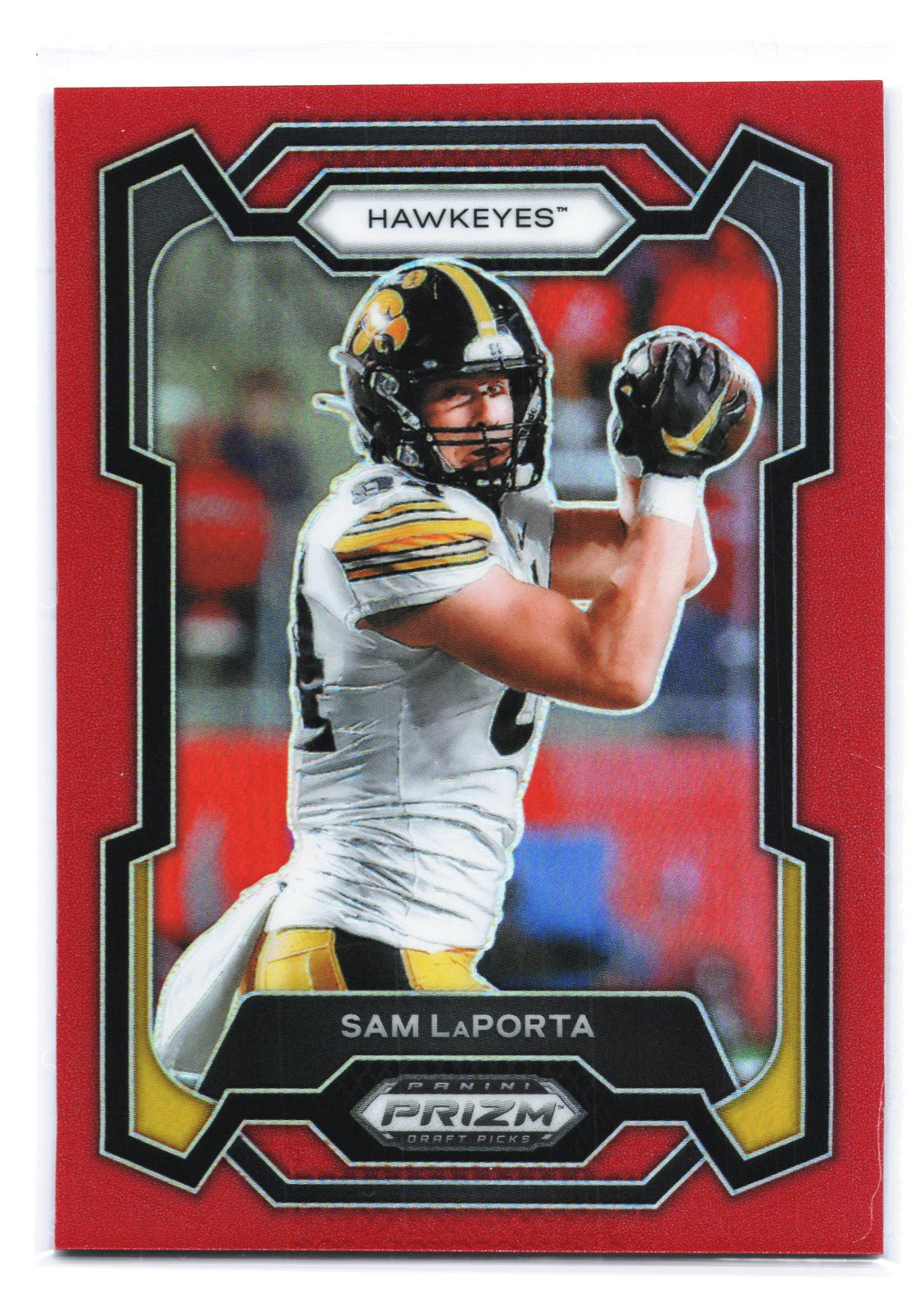2024 Panini Prizm Draft Picks #45 Sam Laporta Red #/299