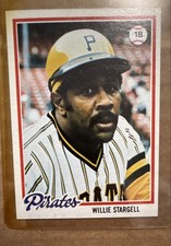 Vintage 1978 Topps - Willie Stargell #510 Pittsburgh Pirates