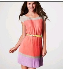 American Eagle NWT Colorblock Pleated Dress