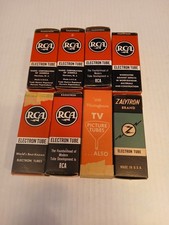 8 Vintage Vacuum Radio Tube 8pc 6au4/6au5 radio / TV tubes rca Westinghouse