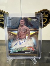 2024 UFC Topps Chrome Tom Aspinall Future Stars Autograph Card #FSA-TAS