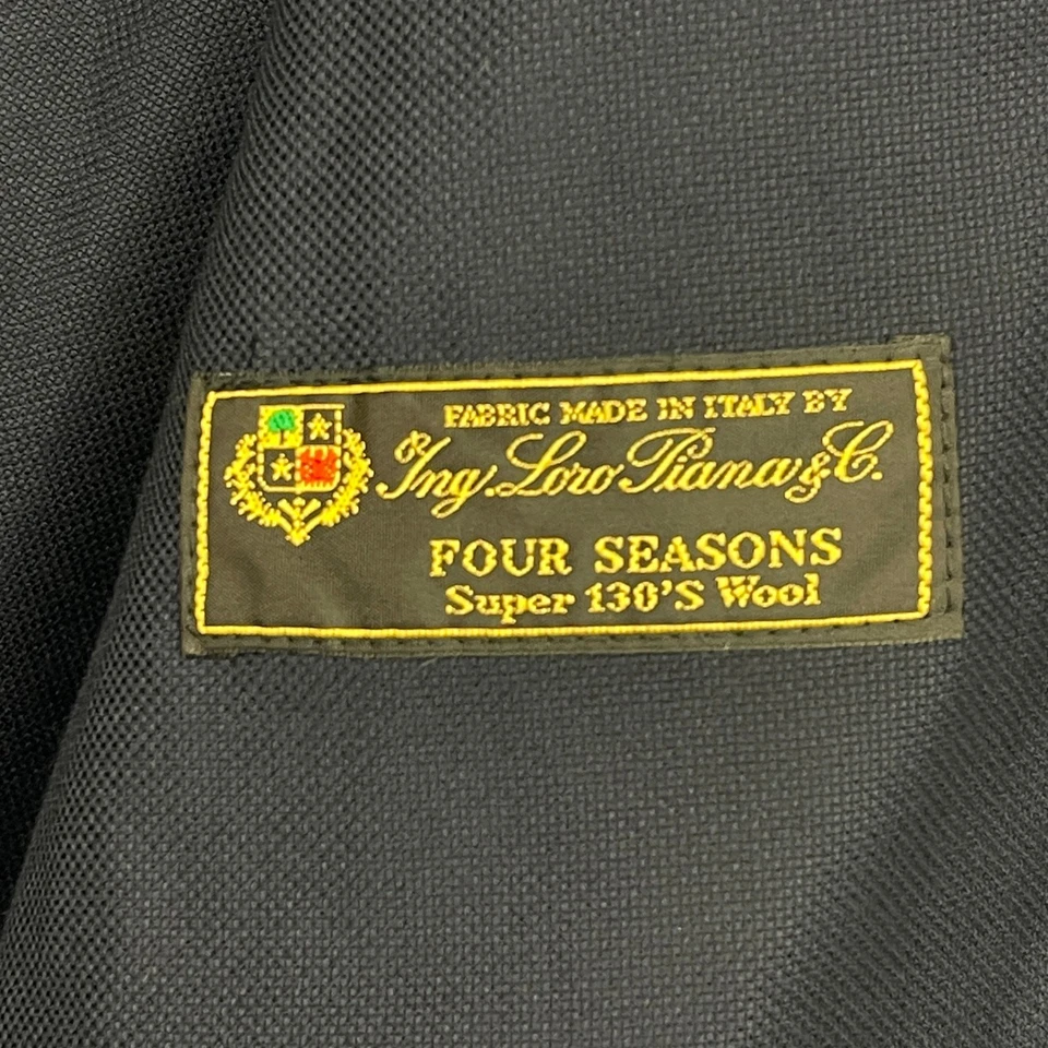 Blazer Peter Millar Colección Loro Piana Lana Cuatro Estaciones 42R Abrigo Deportivo Azul Marino Foto 4 de 4