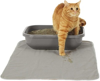 SmartCat Katzentoilette Matte groß wendbar Streufänger leicht zu reinigen 36x24''