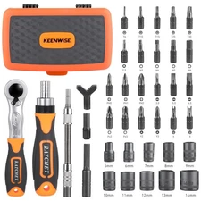 Ratcheting Screwdriver Set: 38-in-1 Ratchet Screwdriver Tools Versatile Magne...