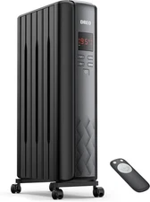 Dreo DR-HSH005 1500W Electric Oil Filled Radiator Heater - Black