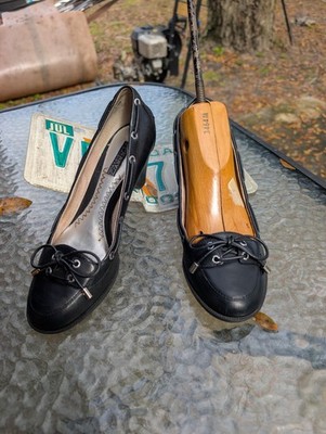Sperry Topsider Women's Black Leather Top-Sider Pumps Size 6.5
