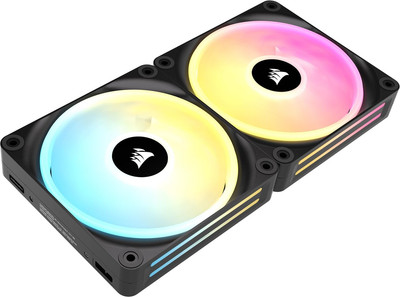 Corsair Icue LINK QX140 RGB 140Mm Magnetic Dome RGB Fans - Doppelter Lüfter-Star