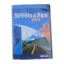 MICROSOFT Streets  Trips 2005 CD-ROM Customizable Maps For Travel MS PC Sealed