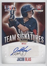 2014 USA Baseball Box Set 15U National Team Signatures /299 Jacob Blas Auto 1c9