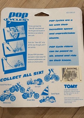 Vintage Rare TOMY POP CYCLES Riders X2 1999 NEW SEALED Mint on