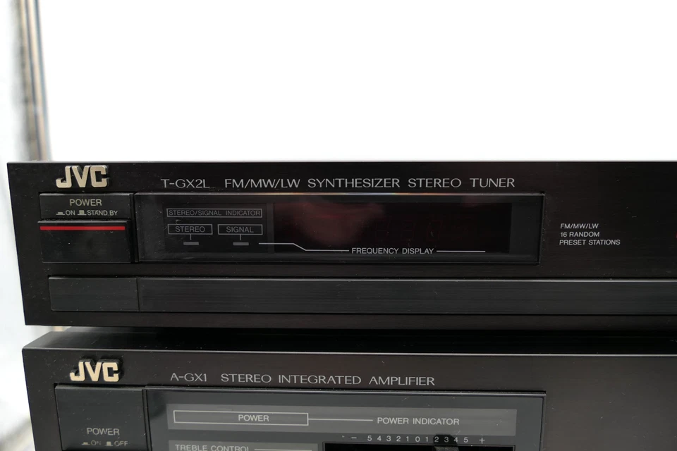 JVC T-GX2L Synthesizer A-GX1 Amplifier TD-W10 Stereo Double Cassette Deck - Bild 3 von 4