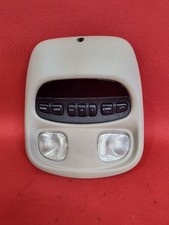 2001-2004 Jeep Chrysler Roof Dome Light Map Console w/ Garage Opener Beige