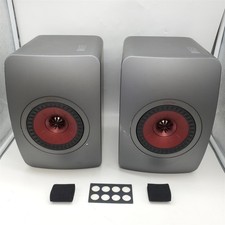 KEF LS50 Meta Altoparlanti anteriori destro e sinistro - Grigio titanio