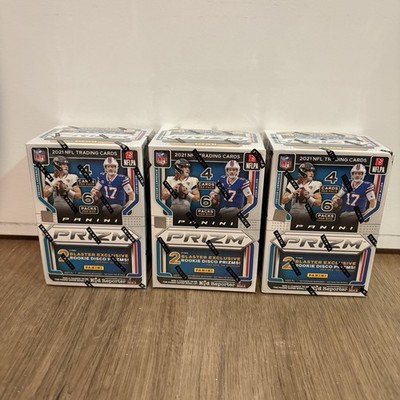 2021 PANINI PRIZM NFL FOOTBALL BLASTER BOX BOXES LOT OF 3 FACTORY SEALED NEW!