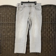 Aeropostale Low Rise Baggy Jeans Womens 14 Short Light Wash Denim Y2K