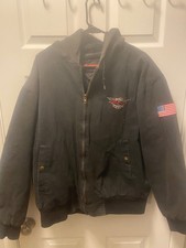 Vintage Snap-On Tools Canvas Hooded Work Jacket Mens XL Black Embroidered USA