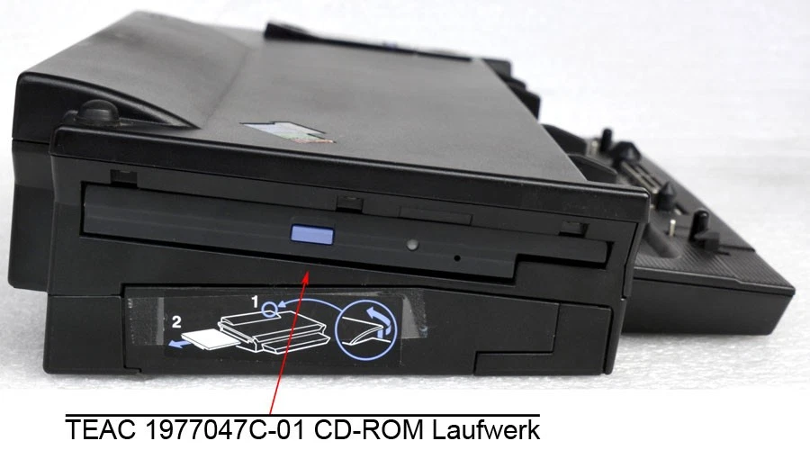 IBM THINKPAD 2631 DOCK 2000 MODEM LAN RS-232 LPT CD-ROM VGA DVI PS/2 3,5mm M1116 - Bild 4 von 4