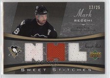 2006-07 Upper Deck Sweet Shot Stitches Triples 12/25 Mark Recchi #SS-RE HOF 0c3