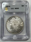 1880-S Morgan Silver Dollar ICG MS65! Beautiful Coin!