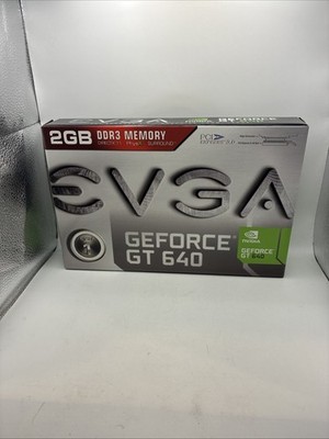 EVGA NVIDIA GeForce GT 640 2GB DDR3 PCIe Brand New Open Box DVI Mini HDMI