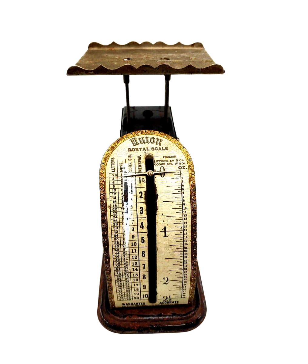 Antique 1900's Union Postal Scale Pelouze Mfg. Pat. 1899 Chicago