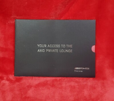 Mercedes Benz AMG Private Lounge Welcome Packets 4 Pack Virtual