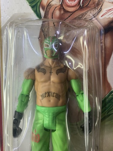 RARE WWE Wrestling Series 23 Rey Mysterio Action Figure #61 by Mattel READ! - Picture 20 of 24