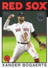 XANDER BOGAERTS TOPPS 1986 86 RETRO 35TH ANNIVERSARY RED SOX 2021 21