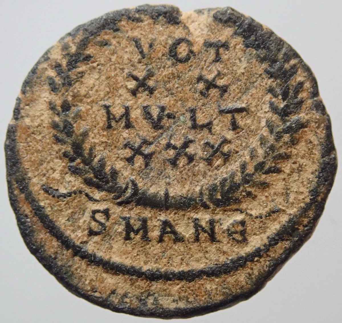 Roman Imperial Autentuc Original Constantius II VOT XX MVLT XXX SMANЭ See  Descr. | eBay