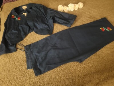 Lindy Bop 26W Maggie Mae Cropped Bolero Jacket and Pant