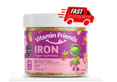 Multivitaminico Vegano De Hierro Para Ninos Sabor a Fesa (Para 60 Dias) Ferr...