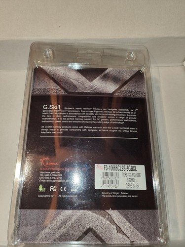 3x G.SKILL Ripjaws X 8GB DDR3 1333MHz PC3-10666U F3-10666CL9S-8GBXL RAM (24GB) - Picture 2 of 2