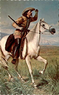 Buffalo Bill William Frederick Cody Wild West Sanborn Souvenir Co Dext postcard