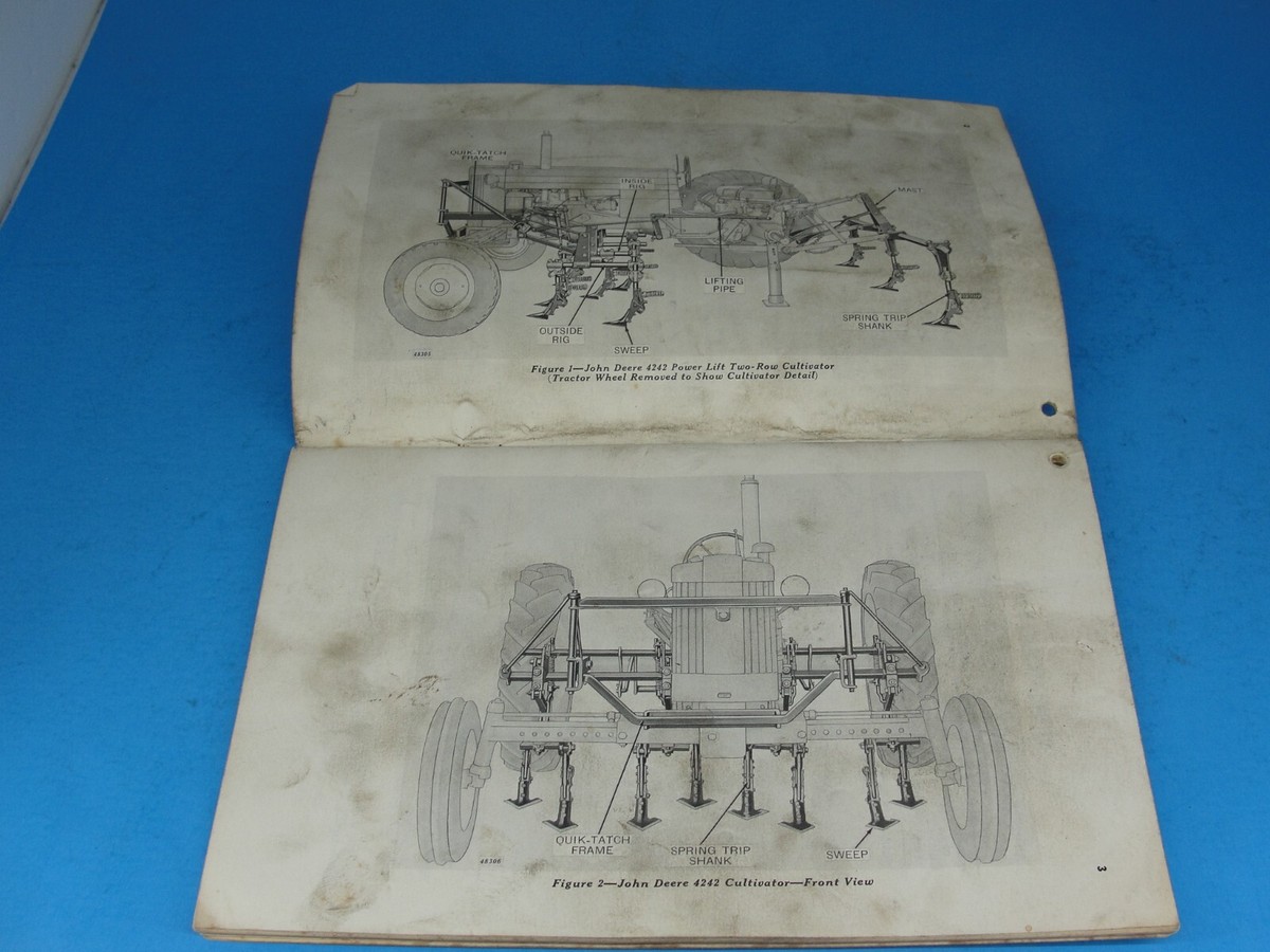 John Deere 4230 Series Row-Crop Cultivator for Model 40 Two-Row