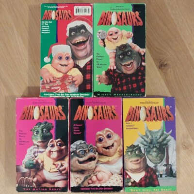 DINOSAURS Lot of 5 VHS Disney SPECIAL HOLIDAY EDITION Henson