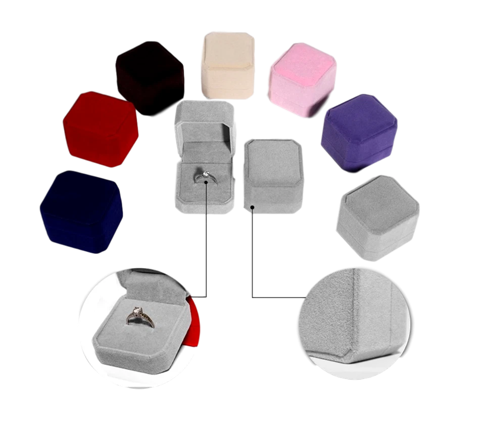 Ringetui Ringbox Ringschachtel Schmuckschachtel Geschenkbox Trauringetui Schmuck - Bild 4 von 4