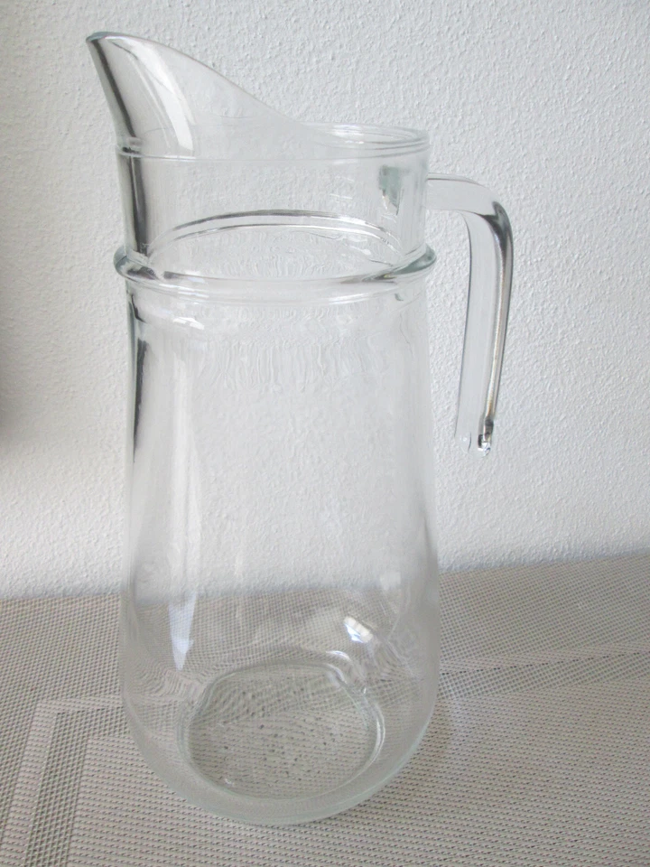 IKEA Glaskanne Glaskrug Glaskaraffe Krug Saftkrug Wasserkrug Milchkrug Kanne - Bild 2 von 3