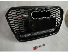 RS6 Stil Schwarz+Chrome Grill Kühlergrill Frontgrill Für Audi A6 C7 …