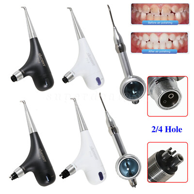 Dental Air Flow Teeth Polishing Polisher Handpiece Hygiene Prophy Jet 2/4Hole ST