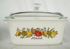 Corning Ware 1.5 L Rectangle Casserole w Lid Spice of Life L'Echalote
