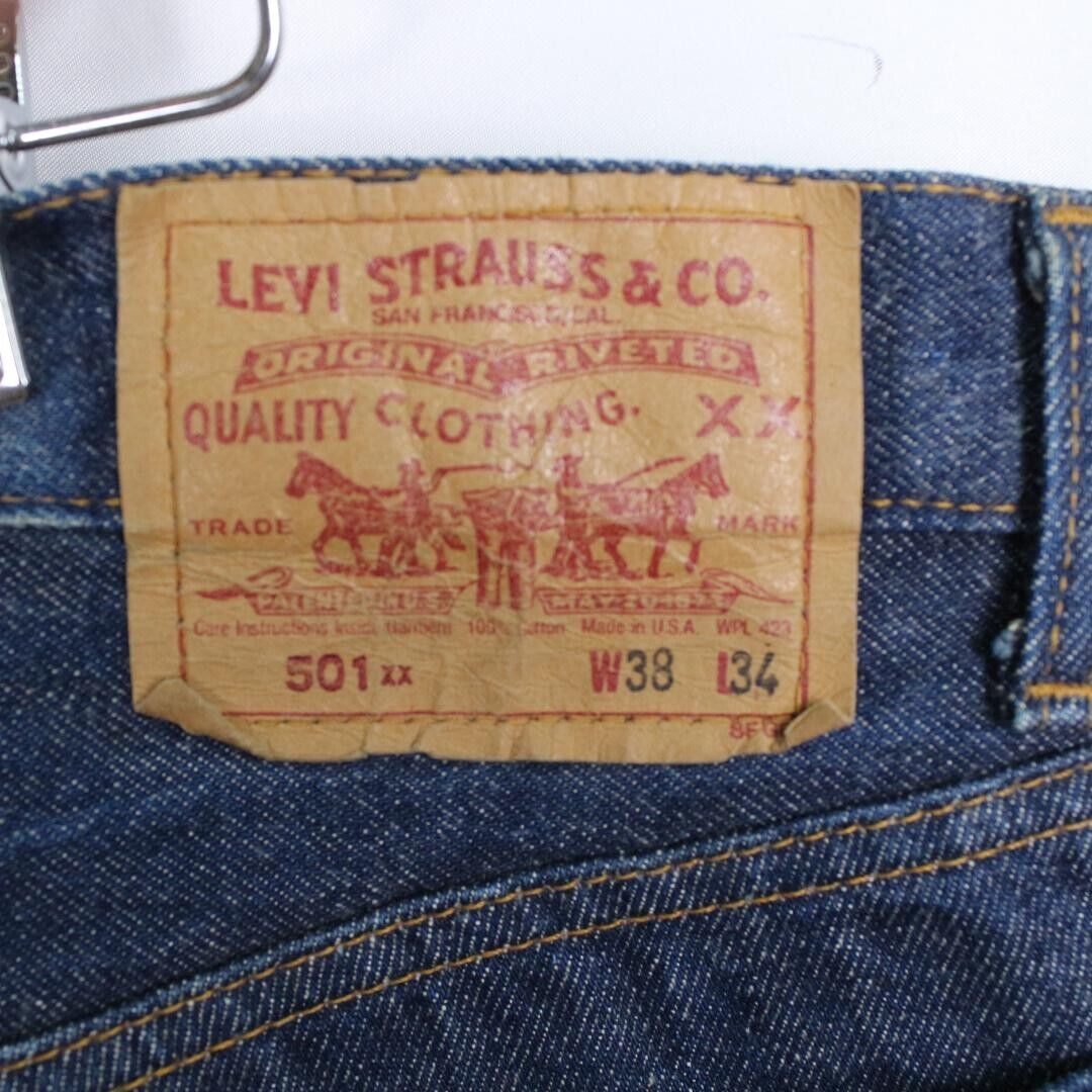 Levi's 501xx Dark Wash Jeans Size W38 L34 Unisex | eBay Levi's 501xx Dark Wash Jeans Size W38 L34 Unisex | eBay