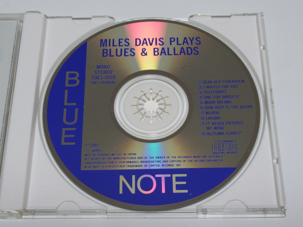 CD マイルス・デイヴィス プレイズ・ブルース&amp;amp;バラッズ  TOCJ5658 Blue Note /00110 CD マイルス・デイヴィス プレイズ・ブルース&バラッズ